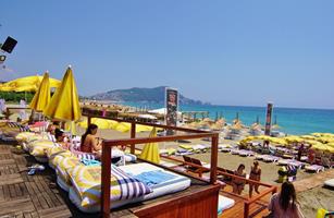 sommer Alanya Tyrkia Kleopatrastranden