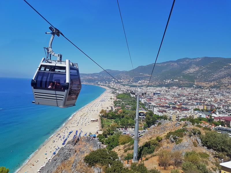 Teleferik Alanya Tyrkia Gondolbanen