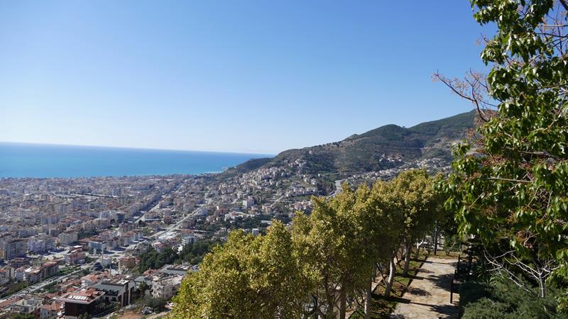 Fra terrassene utsikt Alanya by Tyrkia