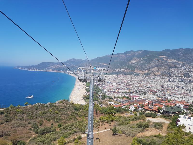 Teleferik Alanya Tyrkia Gondolbanen