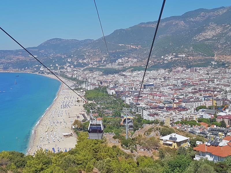 Teleferik Alanya Tyrkia Gondolbanen