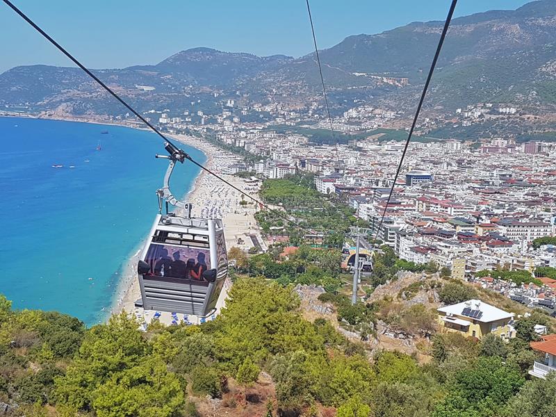 Teleferik Alanya Tyrkia Gondolbanen