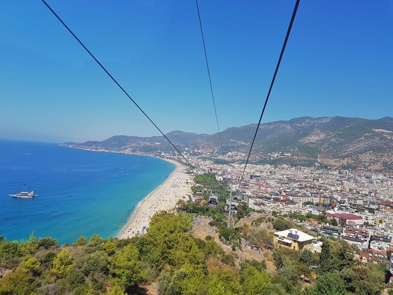 Teleferik Alanya Tyrkia Gondolbanen