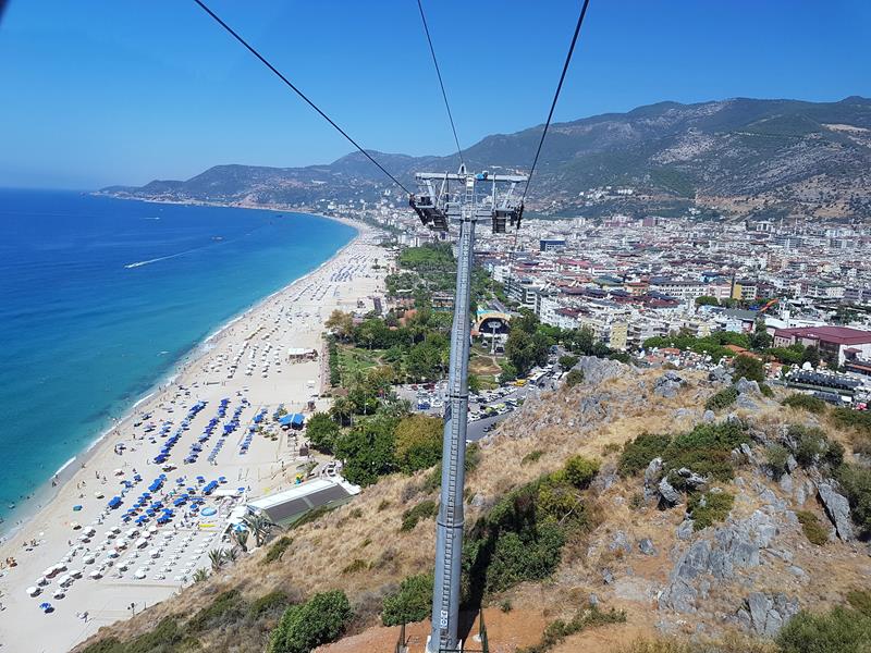 Teleferik Alanya Tyrkia Gondolbanen