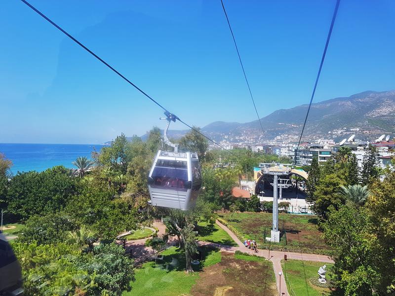 Teleferik Alanya Tyrkia Gondolbanen
