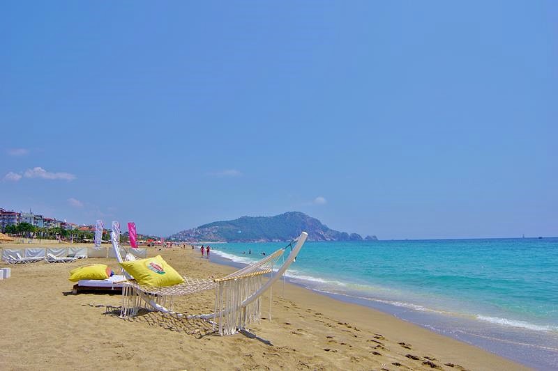 Kleopatrastranden Alanya by Tyrkia