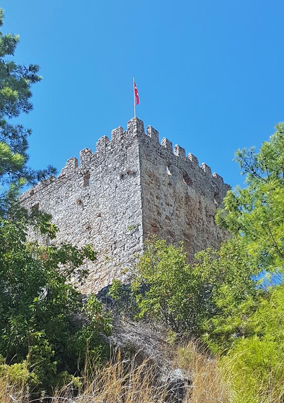 Ehmedek Kale kleopatraborgen Alanya Tyrkia