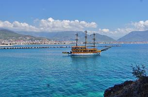 Alanya Tyrkia bade båt tur