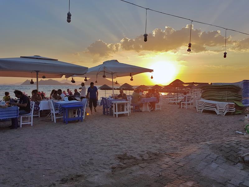 Turgutreis solnedgang Bodrum halvøya sunset Tyrkia