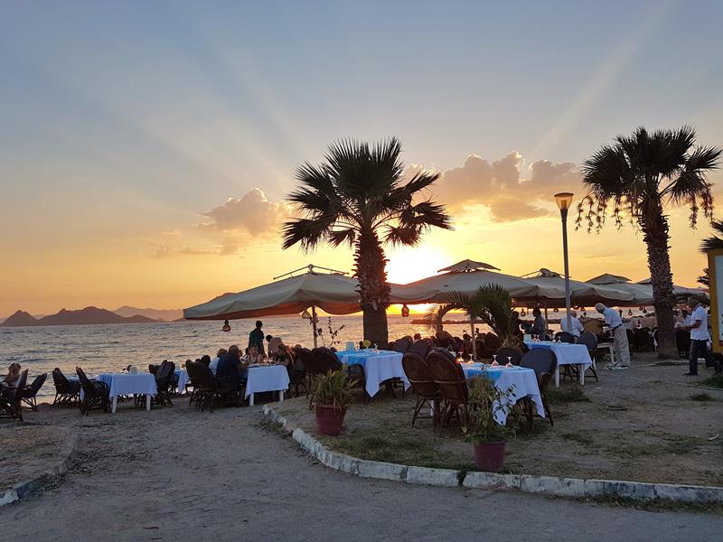 Turgutreis solnedgang Bodrum halvøya sunset Tyrkia