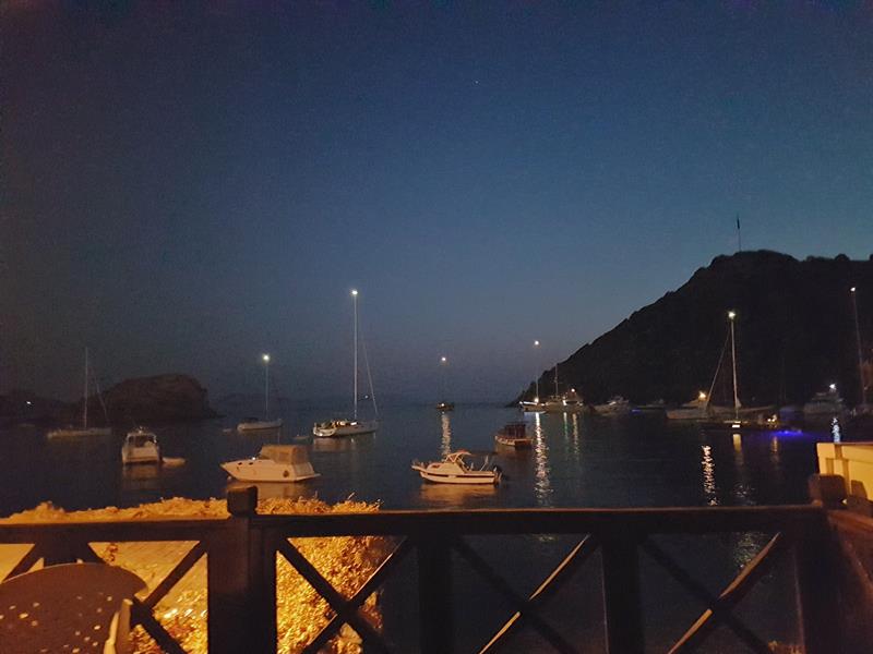 GUMUSLUK by night Bodrum Tyrkia