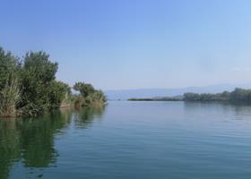 Innsjotur Köycegiz Dalyan Tyrkia