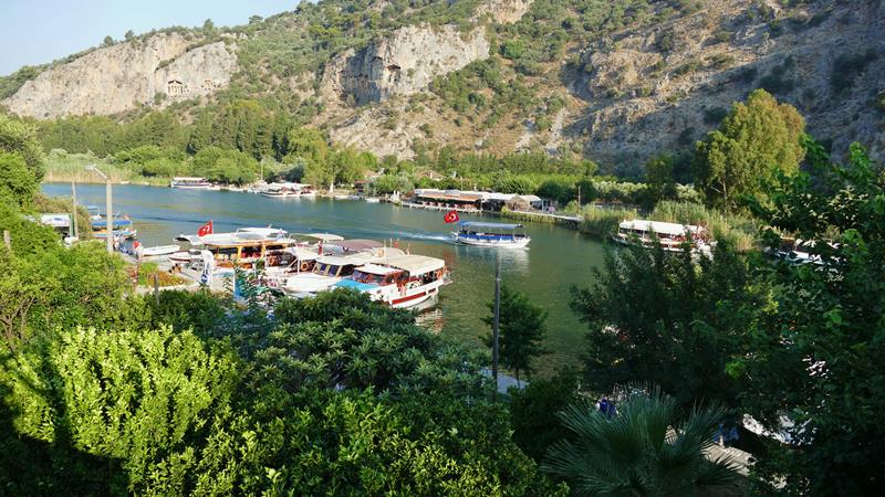 Roerne i Dalyan Tyrkia