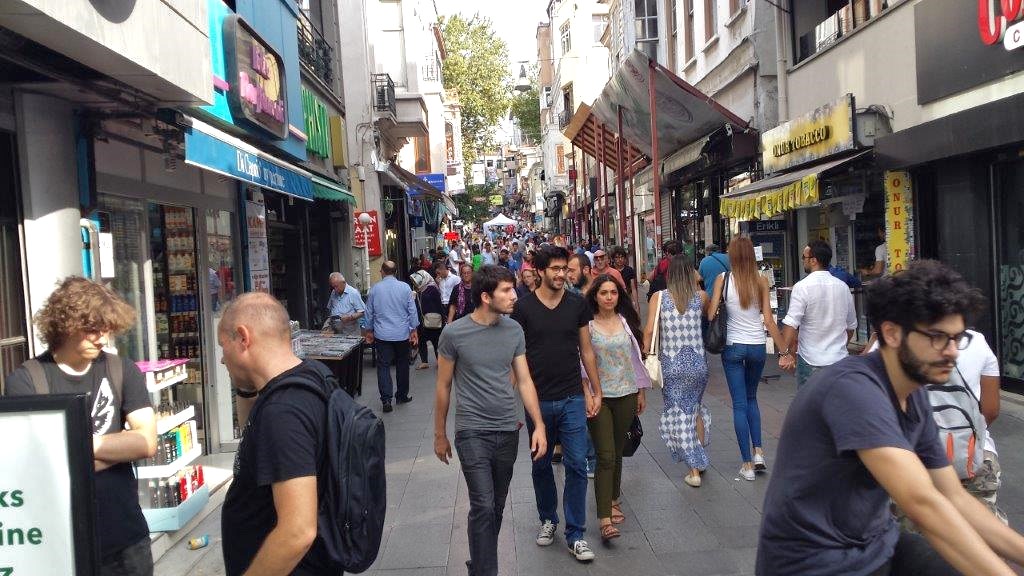 Kadiköy Asiasiden Istanbul Tyrkia