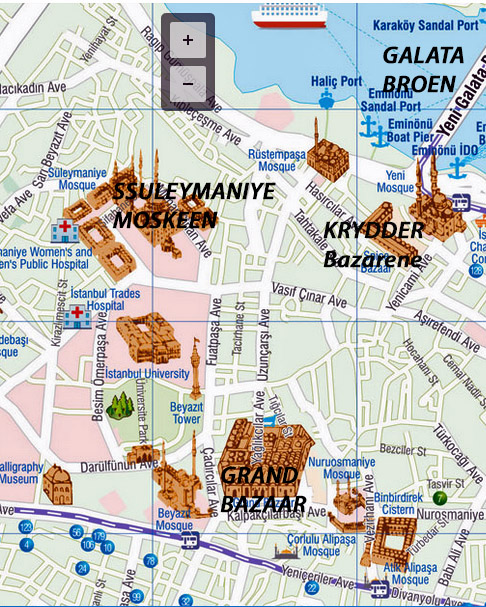 Bazarormådene Istanbul Tyrkia