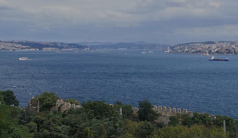 Utsikt Topkapi palasset Istanbul Tyrkia