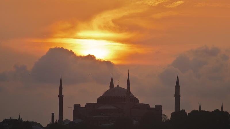 solnedgang sunset Kadiköy Asiasiden Istanbul Tyrkia