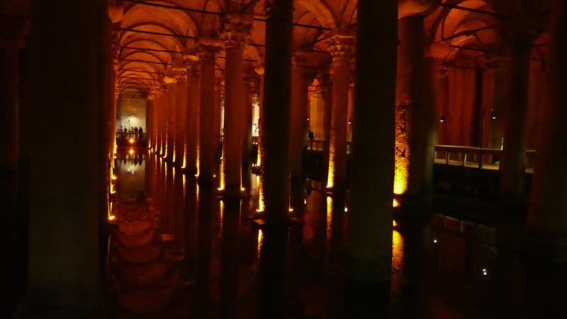 Basilika sisternen Yerabatan Istanbul Tyrkia