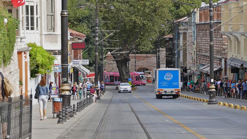 Istanbul Tyrkia Sultanahmet distriktet