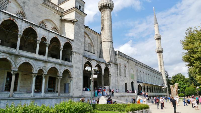 Dern blå moske Sultan Ahmet Istanbul Tyrkia