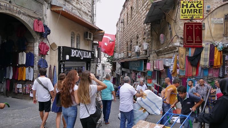Bazarormådene  Istanbul Tyrkia