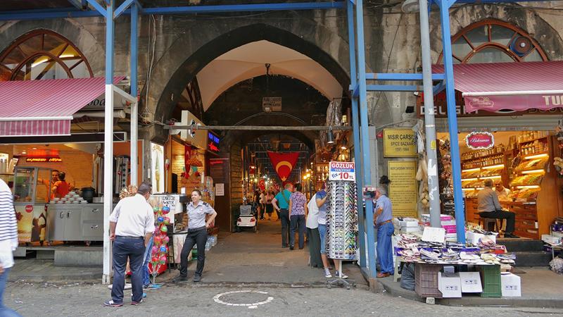 Krydderbazaren Misir Carsisi Istanbul Tyrkia