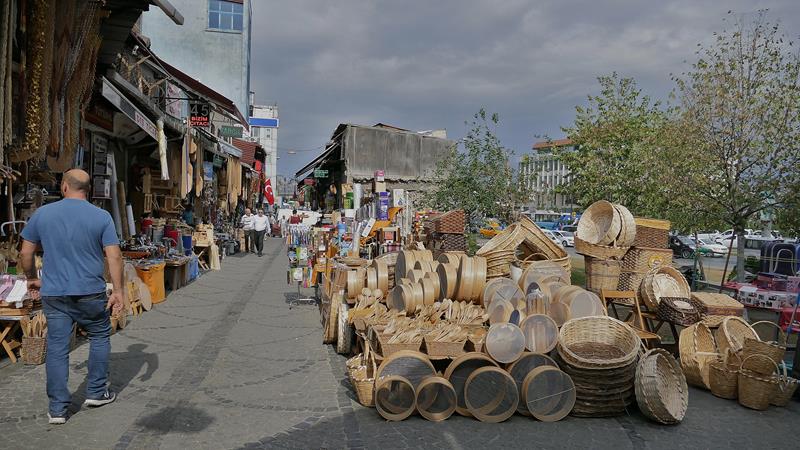 Bazarområdene  Istanbul Tyrkia 