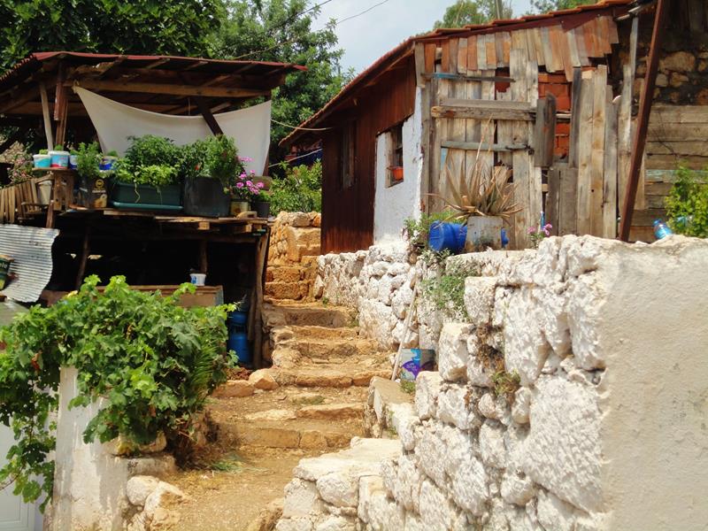 Kaleköy er fredet med gamle hus og vakker natur