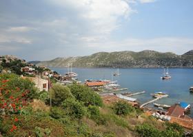 Kaleköy Kekova Tyrkia utsikt