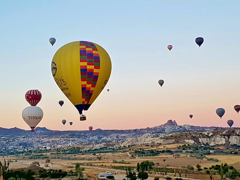 Ballong tur Kappadokkia Tyrkia