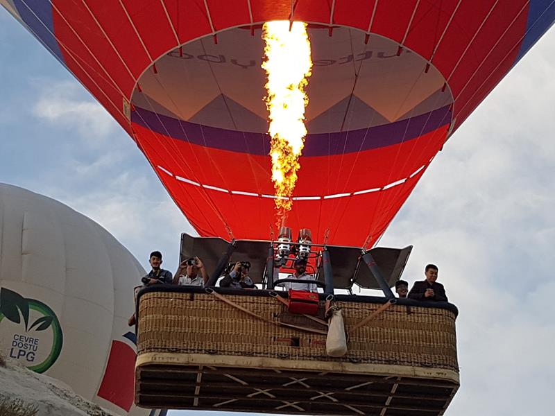 Ballong tur Kappadokkia Tyrkia