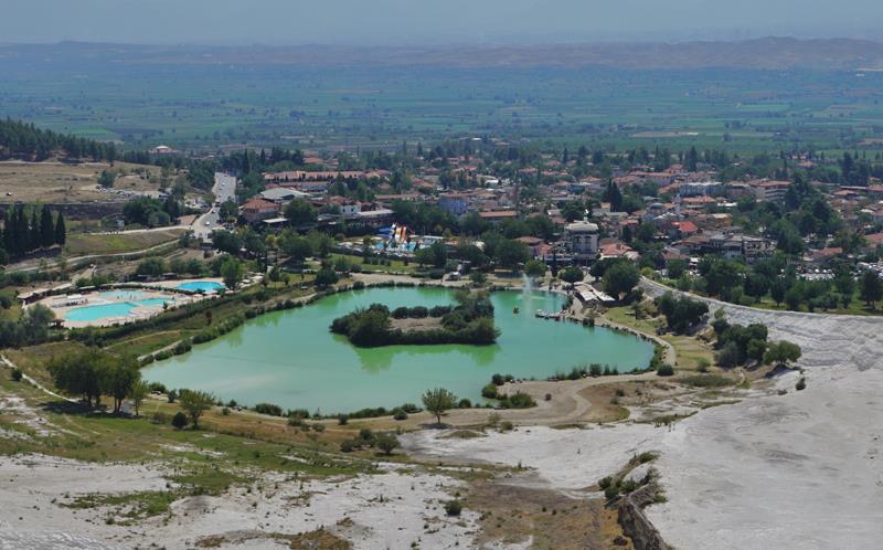 Pamukkale Tyrkia overnatting hotel Sahin